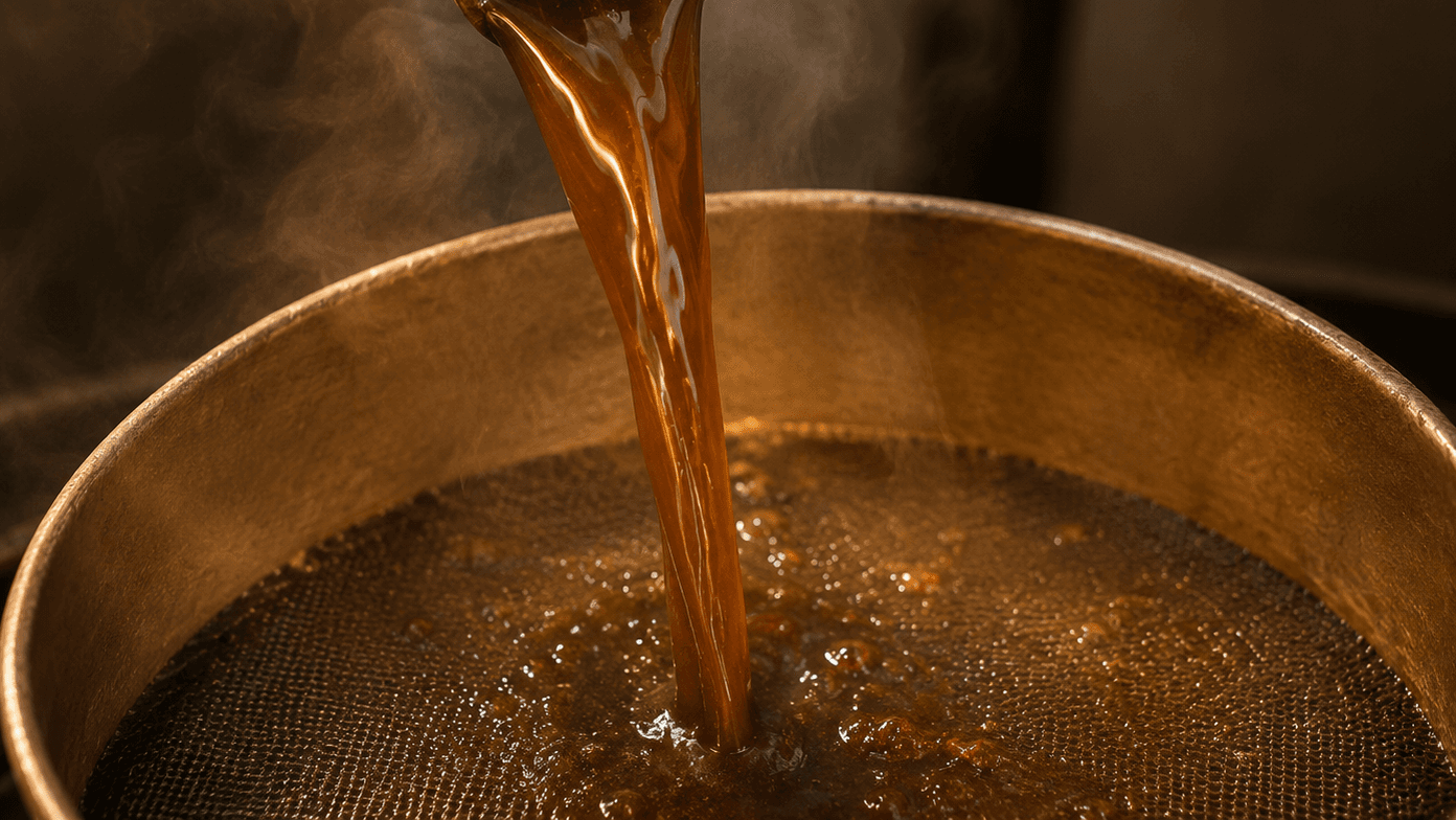 Extração e preparação do caldo da cana